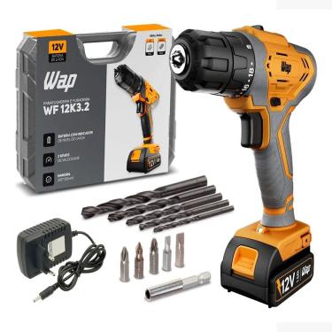 Imagem de Parafusadeira E Furadeira Wap WF12K3.2 12V