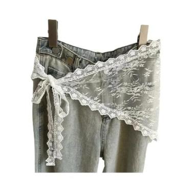 Imagem de Saia Curta Feminina De Verão Com Renda, Versátil, Estilo Doce, Com Cam