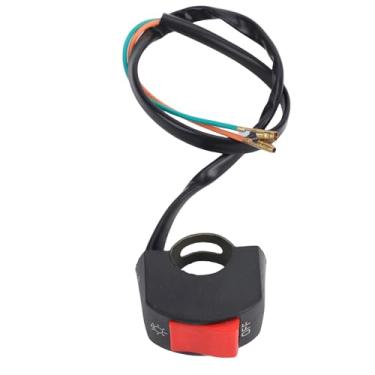 Imagem de Cosiki Interruptor do Guiador da Motocicleta à Prova D'água Durável Interruptor Liga/Desliga para Guiador de 7/8 pol. para Motocicletas, Bicicletas, Ciclomotores, Atvs, Scooters, Motos de Neve
