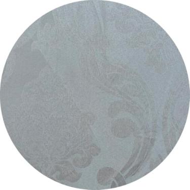 Imagem de Tecido Jacquard Jacar Medalhão Adamasco ou Adamascado Brocado 2,80 Metros de Largura Para Toalha de Mesa, Cortina, Forrar Almofada Cadeira Sofá 1 metro (Cinza029)