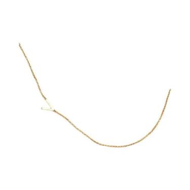 Imagem de Colar Feminino Minimalista Com Pingente De Letra Inicial Em Aço Inoxid