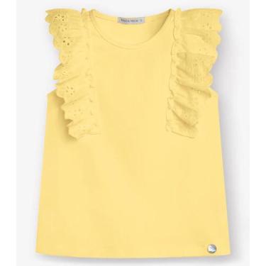 Imagem de Regata Feminina Cotto Leve Trick Nick Amarelo, 4, Amarelo