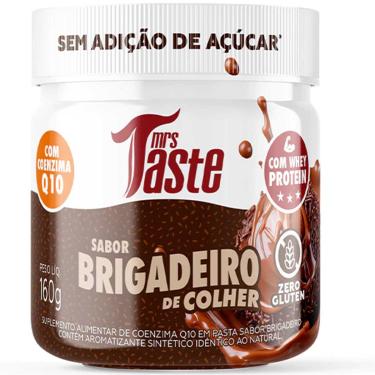 Imagem de Creme Spread Brigadeiro Colher 160g Coenzima Q10 Mrs Taste