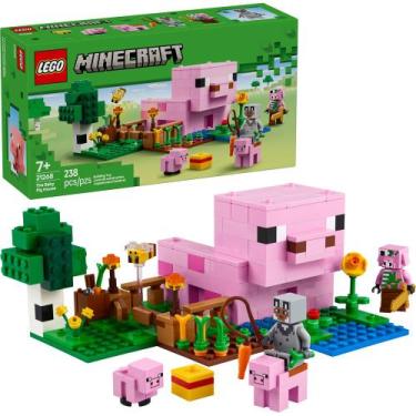 Imagem de Lego Minecraft Casa do Porco Bebe 21268 com 238pcs