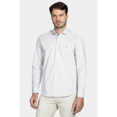 Imagem de Camisa Aramis Regular Tricoline Xadrez Amarelo-Masculino