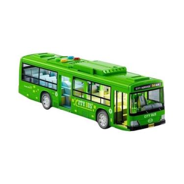 Imagem de Ônibus Urbano Gigante De Brinquedo Para Crianças Com Luzes, Sons E Abe