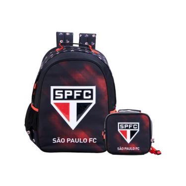 Imagem de Kit São Paulo Time Mochila De Costas + Lancheira Térmica