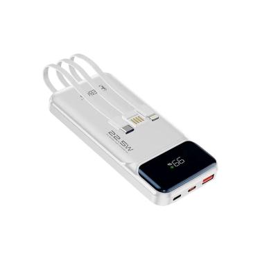 Imagem de Carregador Power Bank Hrebos Pb-202 Turbo 10000mah 22.5w Branco