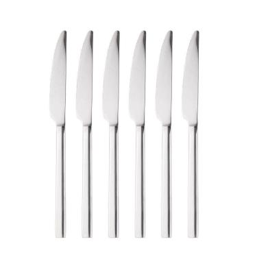 Imagem de Conjunto 6 Facas Para Churrasco De Aço Inox Viena Wolff