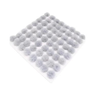 Imagem de Bolas De Pompom De Pele De Mink 25mm 30mm 40mm Para Costurar Em Chavei