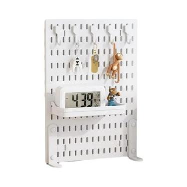 Imagem de Organizador De Mesa Para Home Office: Pegboard Vertical Ou Suporte De 