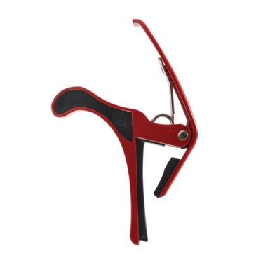 Imagem de Capostraste aluminio para violão MXT MC28G, Vermelho