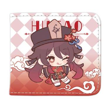 Imagem de Carteira Anime Genshins Impacts Hutao Synthetic Leather - Yiweisai