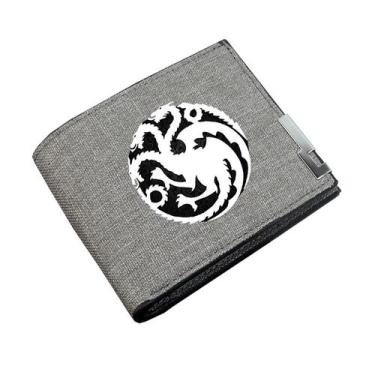 Imagem de Carteira: Game of Thrones, personagens de anime, tela fina e dobrável 