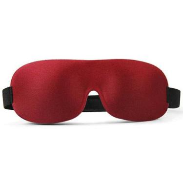 Imagem de Máscara de dormir Sleep-Aid Máscara de olhos 3D respirável cor de vinh