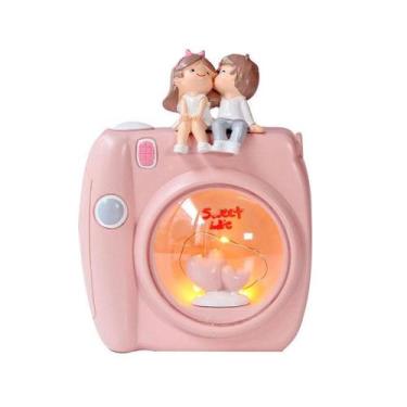 Imagem de Luz noturna decorativa, cabeceira de quarto, lâmpada noturna pequena -