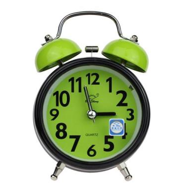 Imagem de Despertador Luminous Twin Bell Anime Night Light 8x6x12cm - Yiweisai