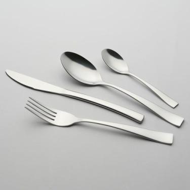 Imagem de Kit 24 peças faqueiro home&co madison inox prata