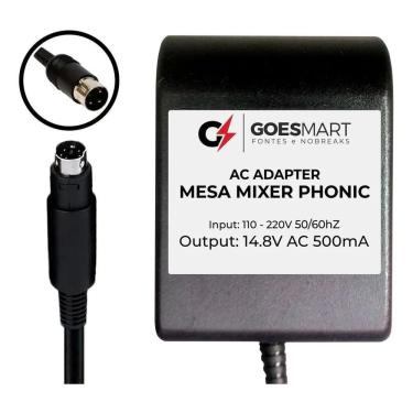 Imagem de Fonte Para Mesa Phonic Am25 55 105Fx 125Fx 14,8V 500Ma