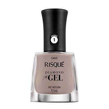 Imagem de Risqué Esmalte Diamond Gel Noz Moscasda Cremoso 9 5 Ml