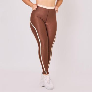 Imagem de Calça Legging Feminina Fitness Esportiva para Academia Confortavel Bicolor Sophia Treino Moda-Feminino