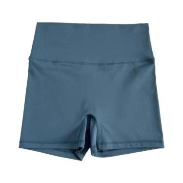 Imagem de Shorts De Yoga Femininos De Cintura Alta Com Secagem Rápida E Compress