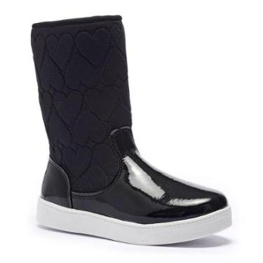 Imagem de Bota Tênis Feminina Infantil Tininha Menina Bordado Coração-Feminino