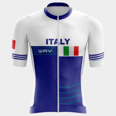 Imagem de Camisa Premium de Ciclismo Masculina Manga Curta Proteção Uv Respirável-Masculino