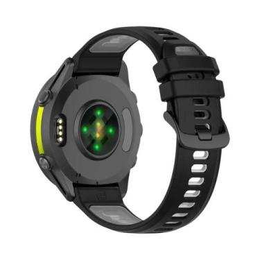 Imagem de Pulseira De Silicone Bicolor Para Garmin Forerunner 970 955 Solar 945 