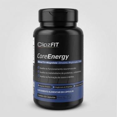 Imagem de Magnésio 3 em 1 Óxido, Dimalato, Bisglicinato (60 capsulas) ClipzFIT-Unissex