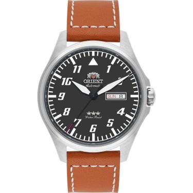 Imagem de Relógio Orient Masculino Automatico Couro  Yn6sc010 P2mx