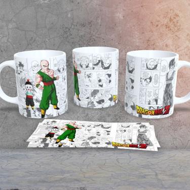 Imagem de Caneca de Porcelana Dragon Ball Estampa 8 para Café e Chá 325ML com Uso em Micro-ondas...