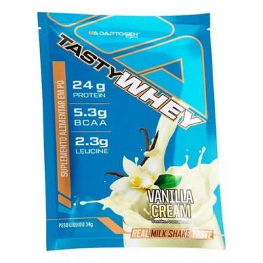 Imagem de Tasty Whey 3W - 1 Sachê 34g Vanilla Cream - Adoptogen - Adaptogen