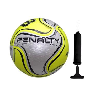 Imagem de Kit Bola Society Penalty 8 X + Bomba de Ar-Unissex
