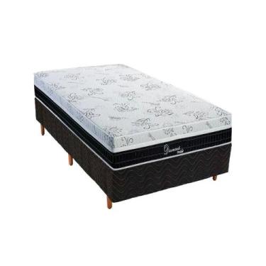 Imagem de Conjunto Colchão Polar Molas Diamond+Cama 88x188 - Colchões Polar