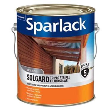Imagem de Verniz Sparlack Triplo Filtro Solar Acetinado Para Madeira Natural 3,6