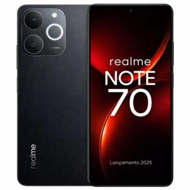 Imagem de Smartphone Celular Realme Note 70, 256GB, 8GB RAM, Android 14, Câmera 