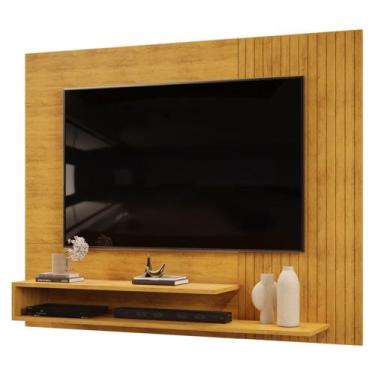 Imagem de Painel TV 50 Pol 136cm Bancada Suspensa Vetra D04 Cedro - Mpozenato, C