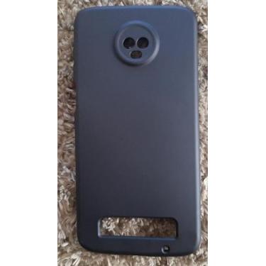 Imagem de Capa Capinha Case Motorola Moto Z3 Play Silicone Aveludada Protege Câm