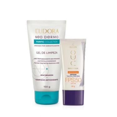Imagem de Combo Neo Dermo: Protetor Solar FPS50 50g + Gel de Limpeza 150g - Cuid