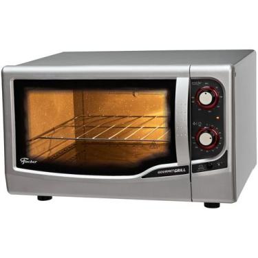 Imagem de Forno Elétrico Gourmet Grill de Bancada 44 L Prata 220 V Fischer, Prat
