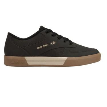 Imagem de Tenis Masculino Mormaii Urban Smash Original Skate Casual , Preto, Mar