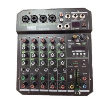 Imagem de Mesa De Som Mixer Boxx Ga6 Live 6 Canais Bluetooth Aux