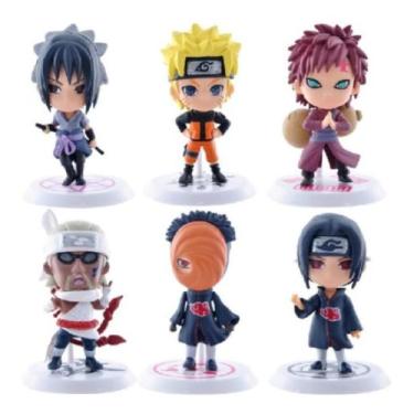 Imagem de Kit Naruto Com 6 Personagens Bonecos Em Miniatura - IMPT