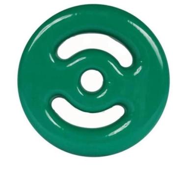 Imagem de Anilha Vazada 3kg Unibrás Emborrachada (Unidade), Verde, Único, Homem