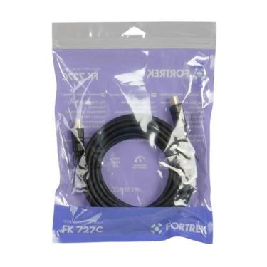 Imagem de Cabo HDMI Fortrek 5.0m 2.0 HDMI 4K Ultra HD para Televisão, DVD e Note