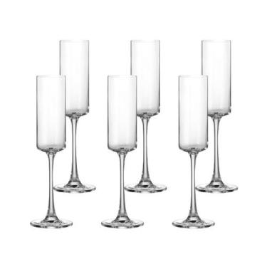 Imagem de Jogo De 6 Taças Para Champanhe 160ml Kubitto Crystal Bohemia