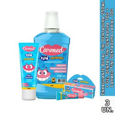 Imagem de Enxaguante Bucal Fini Dentadura 250ml + Gel Dental Fini Dentadura 70g 