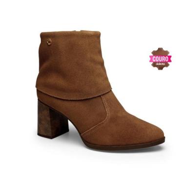 Imagem de Bota Cano Curto Dakota D2381 Feminino, Tabaco, 37