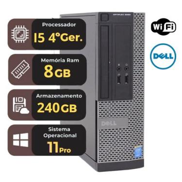 Imagem de Computador DELL OptiPlex i5 4ª  8GB RAM  SSD 240GB  Windows 11 Pro Off